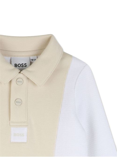 Tuta bambino BOSS bianca BOSS KIDS | J5304010P